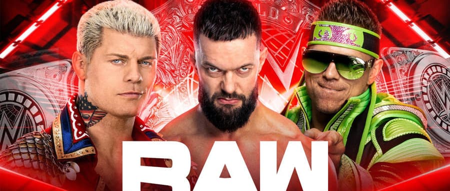 WWE RAW第1563期：大布突袭科迪罗兹！科迪&芬巴洛尔和米兹将在世界重量级冠军赛中决一胜负