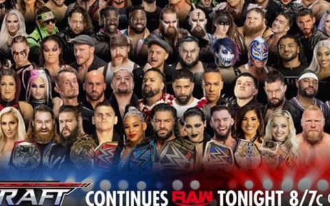 WWE RAW第1562期：2023年WWE选秀的所有结果今日公布
