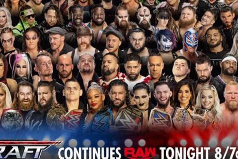 WWE RAW第1562期：2023年WWE选秀的所有结果今日公布