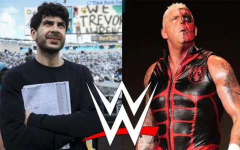 WWE老将告别AEW,托尼汗和达斯汀罗兹率领AEW明星隆重送别