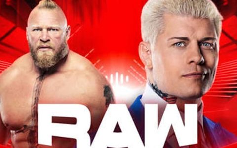 WWE RAW第1574期：科迪罗兹回应布洛克莱斯纳上周的暴击
