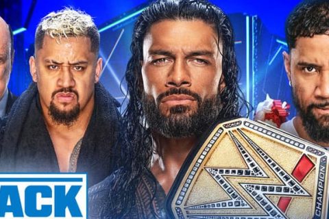 WWE SmackDown第1249期：罗曼雷恩斯和杰乌索来到 SmackDown，为夏季狂潮的部落战斗做准备
