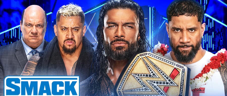 WWE SmackDown第1249期:罗曼雷恩斯和杰乌索来到 SmackDown,为夏季狂潮的部落战斗做准备
