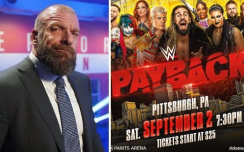 由于Triple H,WWE一场主要的比赛将不会在《WWE Payback》举行
