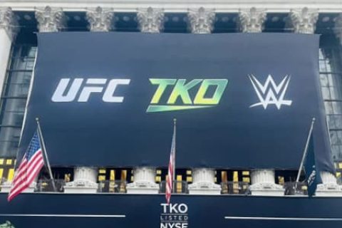 WWE—UFC合并，见证新腰带诞生！顶级选手与文斯麦克曼一起出席了“TKO”成立仪式