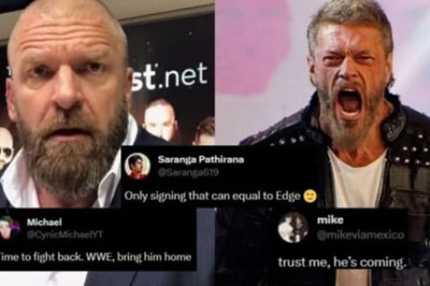 WWE摔迷确信Triple H在艾吉签约AEW后将带回三届世界重量级冠军