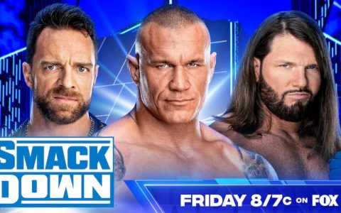 WWE SmackDown第1273期：兰迪奥顿携手AJ斯泰尔斯和LA骑士摧毁血统军团