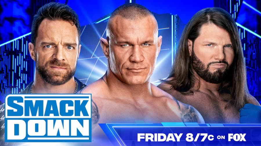 WWE SmackDown第1273期:兰迪奥顿携手AJ斯泰尔斯和LA骑士摧毁血统军团