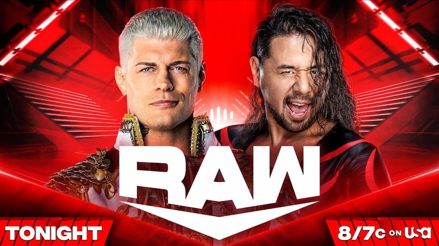 WWE RAW第1602期:科迪罗兹vs中邑真辅上演牛绳赛、冈瑟庆祝洲际冠军600天