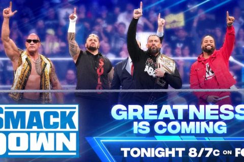 WWE SmackDown第1280期：血统家族来到现场，巨石强森回应科迪罗兹