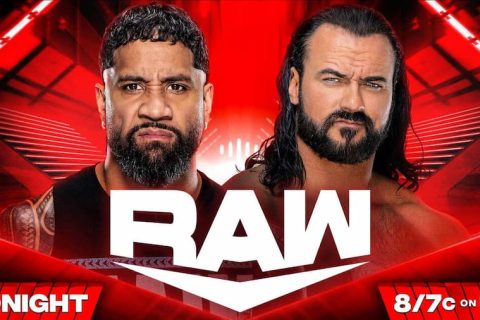 WWE RAW第1606期：杰伊·乌索 与宿敌德鲁·麦金泰尔发生冲突