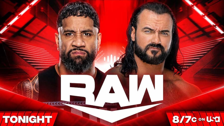 WWE RAW第1606期:杰伊·乌索 与宿敌德鲁·麦金泰尔发生冲突