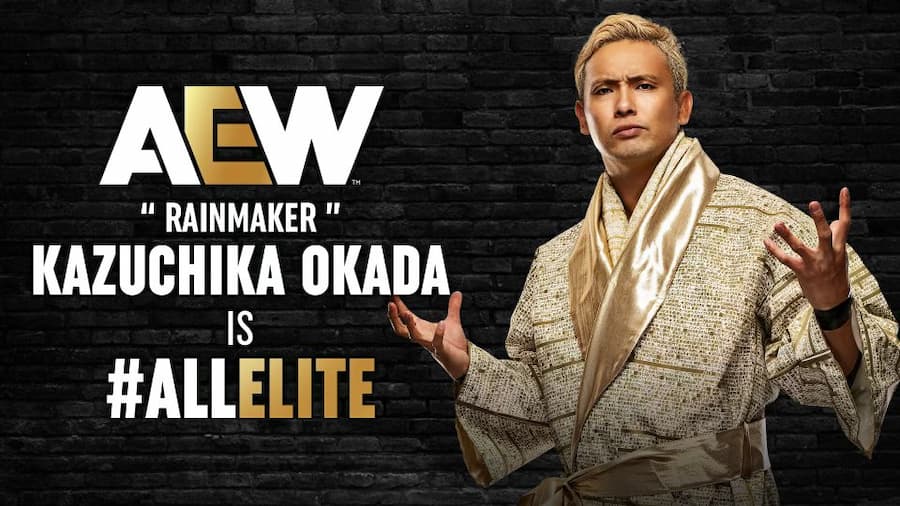 冈田和睦(Kazuchika Okada)正式加入AEW,并成为精英团队队员