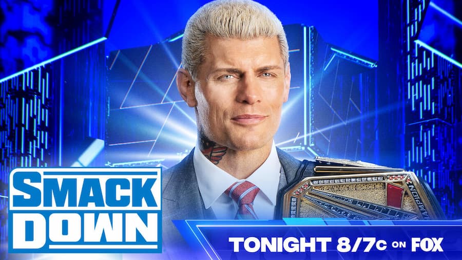 WWE SmackDown第1286期：科迪·罗兹首次以WWE冠军身份重返SD