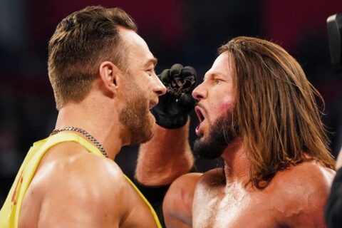 WWE SmackDown第1287期：AJ斯泰尔斯迎战LA骑士，索罗西科亚和塔玛汤加围殴凯文欧文斯