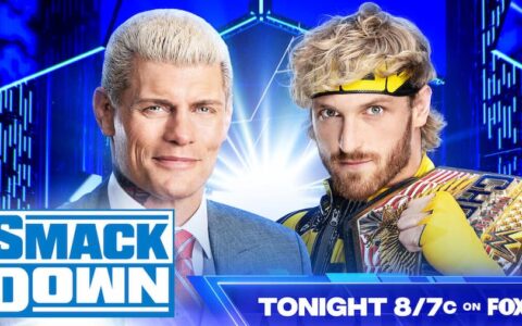 WWE SmackDown第1291期：科迪·罗兹和洛根·保罗正式宣布冠军对冠军赛