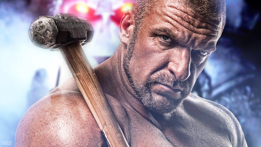 为什么Triple H在WWE使用大锤？原来一切都源于25年前的一场比赛