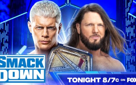WWE SmackDown第1294期：科迪罗兹寻找AJ斯泰尔斯复仇
