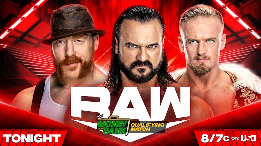 WWE RAW第1623期：希莫斯vs.德鲁麦金泰尔vs.德拉古诺夫 – 合约阶梯赛资格赛
