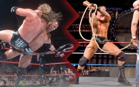 WWE史上15场皮带赛大排名：从最烂到最佳，带你领略皮鞭下的激情与血性！