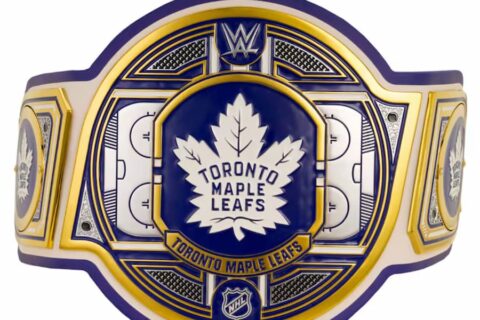 WWE x NHL：冠军腰带梦幻联动，冰球与摔角的激情碰撞