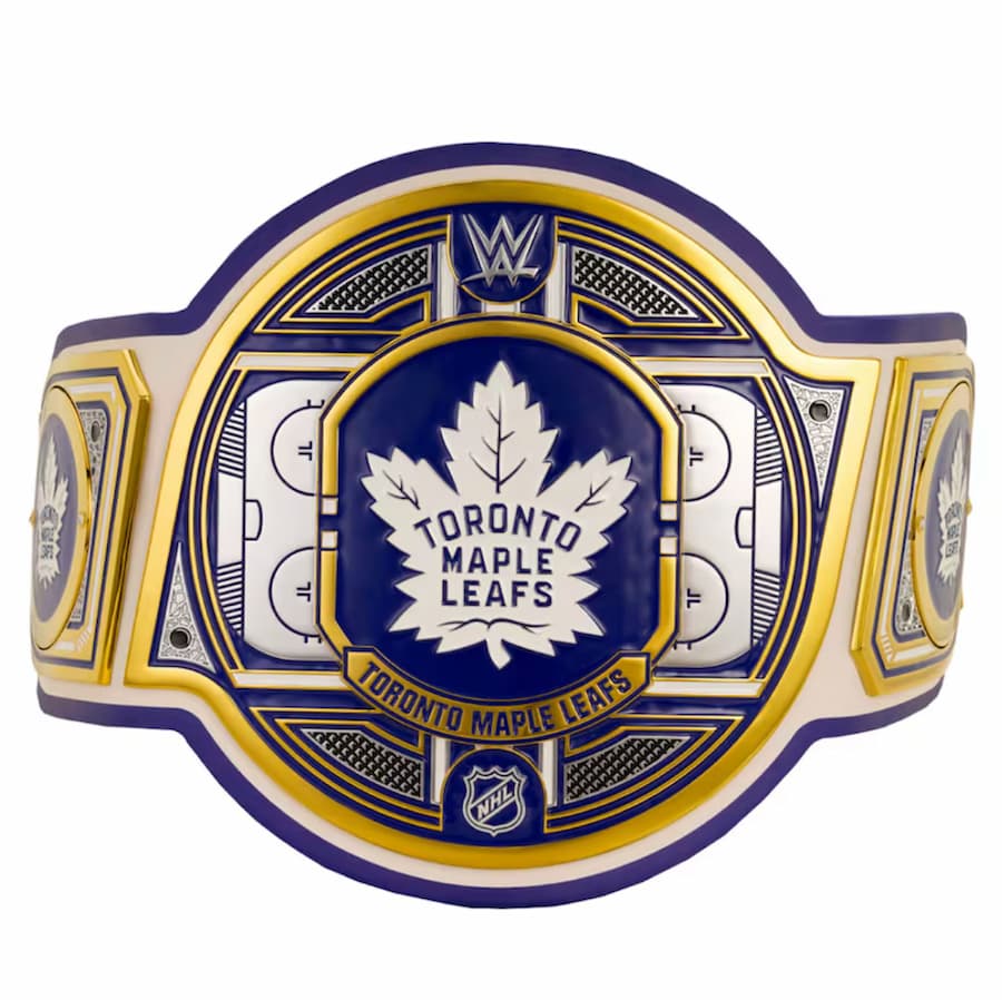 WWE x NHL:冠军腰带梦幻联动,冰球与摔角的激情碰撞