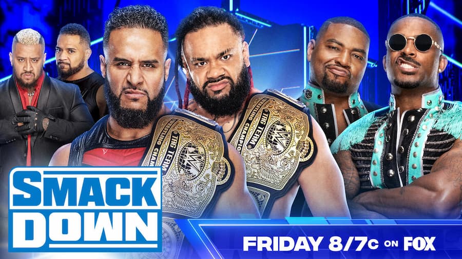 WWE SmackDown第1305期:血统之战街头小子之战,争夺WWE双打冠军