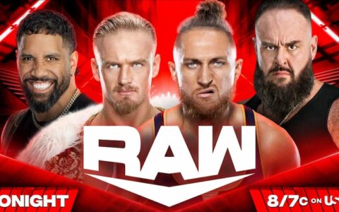 WWE RAW第1633期：杰·乌索，布朗斯图曼，伊利亚·德拉古诺夫和皮特·邓恩争夺洲际第一冠军