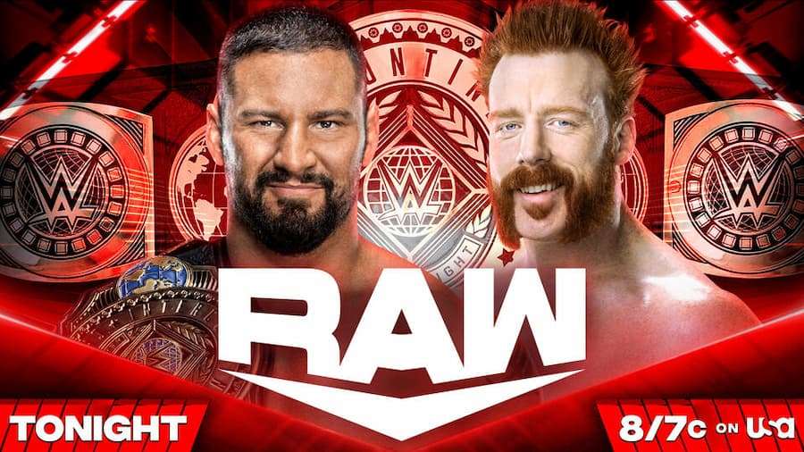 WWE RAW第1643期：布朗布雷克对阵希莫斯，捍卫洲际冠军头衔