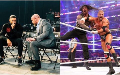 WWE的王大锤（Triple H）和罗曼·雷恩斯 (Roman Reigns)
