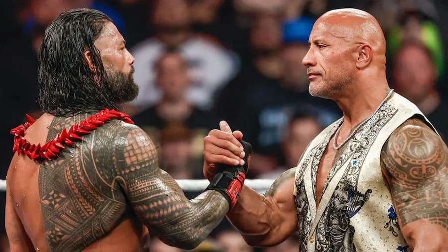 罗曼·雷恩斯(Roman Reigns)和巨石强森