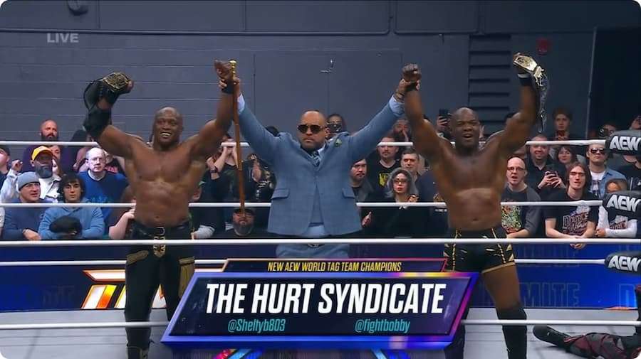 伤痛集团在 Dynamite 中首次成功卫冕 AEW 世界双打冠军