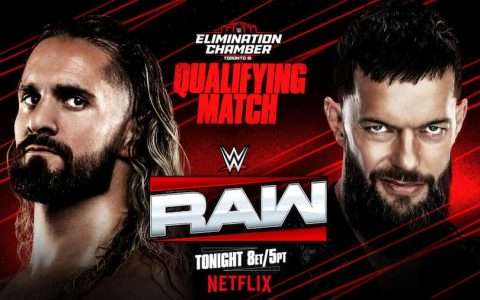 WWE RAW第1656期：赛斯罗林斯vs芬巴洛尔争夺铁笼密室淘汰赛资格