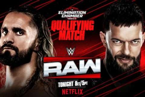 WWE RAW第1656期：赛斯罗林斯vs芬巴洛尔争夺铁笼密室淘汰赛资格