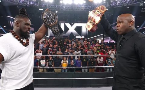 跨界来袭！Moose突袭WWE NXT，叫板Oba Femi！