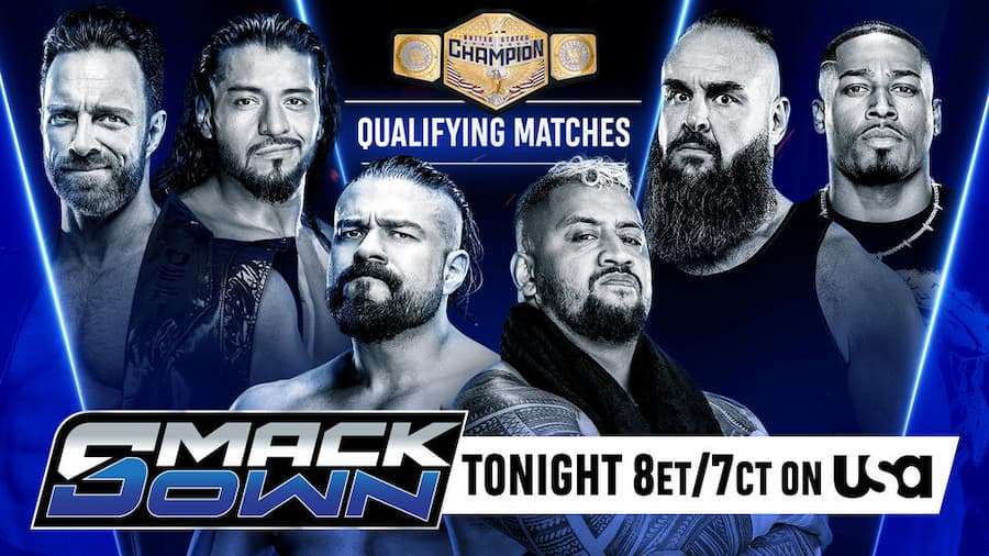 WWE SmackDown第1332期:三场美国冠军争夺者资格赛上演