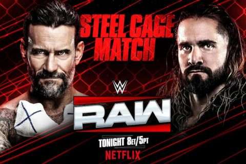 【已更新】WWE RAW第1659期：CM朋克在麦迪逊广场花园与赛斯罗林斯展开铁笼赛对决