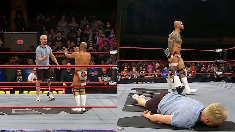 扎克·高文(Zach Gowen)出现在《AEW Collision》