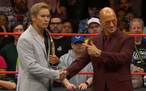 AEW冠军冈田和睦（Kazuchika Okada）加入唐·卡利斯（Don Callis）新派系