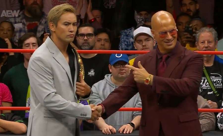AEW冠军冈田和睦(Kazuchika Okada)加入唐·卡利斯(Don Callis)新派系