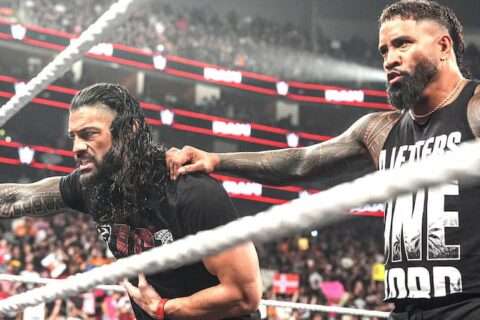 WWE RAW第1678期：布朗·布雷克和布朗森·里德围攻罗曼雷恩斯，杰·乌索出现解救