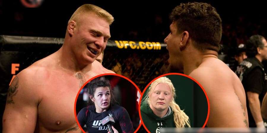 布洛克·莱斯纳(Brock Lesnar)与弗兰克·米尔(Frank Mir)