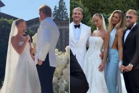 世纪婚礼！WWE 巨星洛根·保罗与妮娜·阿格戴尔喜结连理，科莫湖畔情定终生