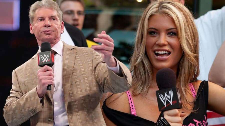 文斯麦克曼和阿什莉·马萨罗(Ashley Massaro)
