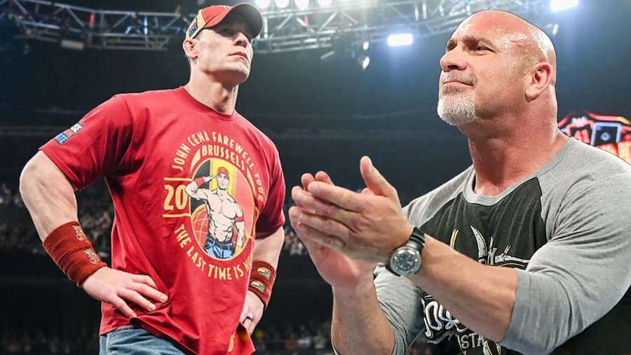 约翰·塞纳(John Cena)和战神高柏(Bill Goldberg)