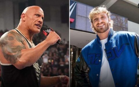 “巨石”强森（Dwayne Johnson）与罗根·保罗（Logan Paul）
