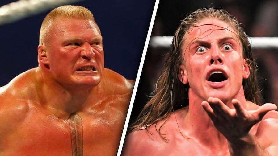 布洛克·莱斯纳(Brock Lesnar)与马特·里德尔(Matt Riddle)