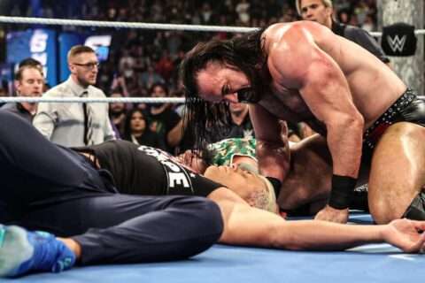 【已更新】WWE SmackDown第1366期：德鲁麦金泰尔砍刀脚击倒科迪罗兹