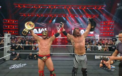 AJ斯泰尔斯（AJ Styles）和李龙（Dragon Lee）