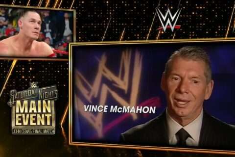 温馨一刻：文斯·麦克曼（Vince McMahon）“突然”回归 WWE 荧幕，约翰·塞纳（John Cena）报以欣慰一笑